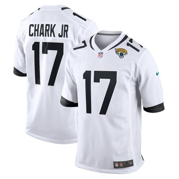 Men Jacksonville Jaguars #17 DJ Chark Jr. Nike White Game NFL Jersey